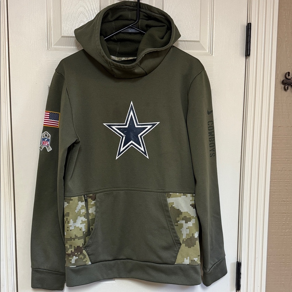 Nike Dallas Cowboy Olive Green Hoodie